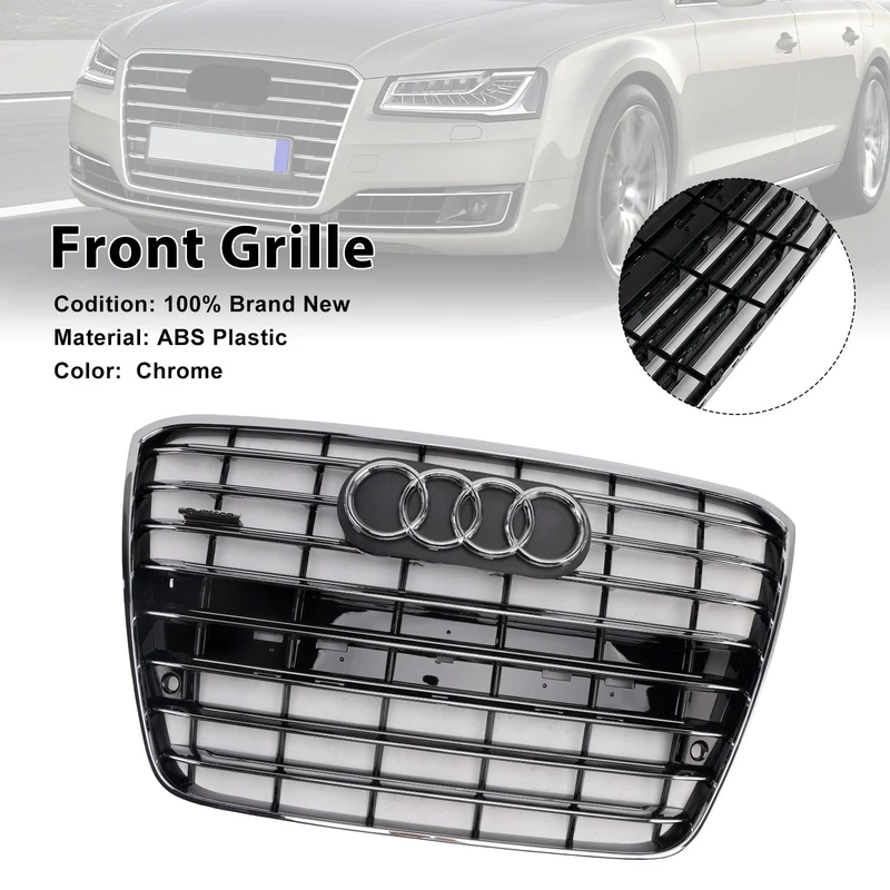 Grille Calandre Chrome Audi A8 D4 2010-2014