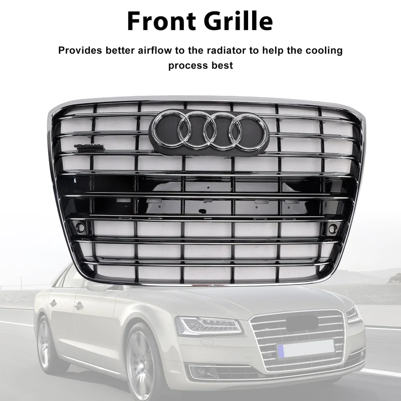 Grille Calandre Chrome Audi A8 D4 2010-2014
