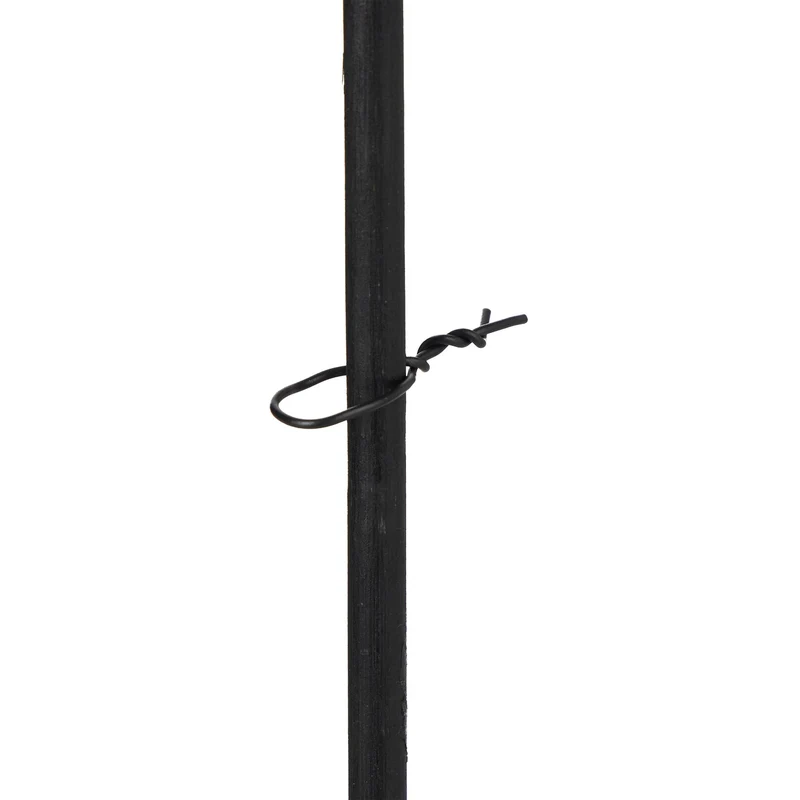 Lot de 50 tuteurs en bois pour légumes intérieur extérieur pratique 150 cm avec fil de fer en naturel 13_0012044