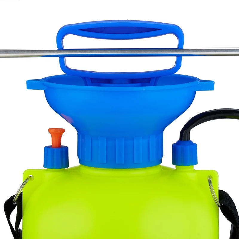 Pulvérisateur à pression jardin 10 l buse réglable ergonomique sangle de transport finition mate en plastique vert 13_0012683