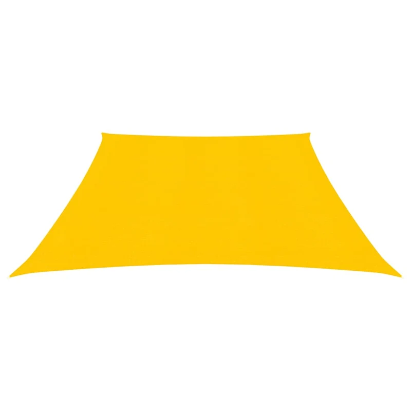 Voile toile d'ombrage parasol 160 g/m² PEHD 3/4 x 3 m jaune 02_0009124