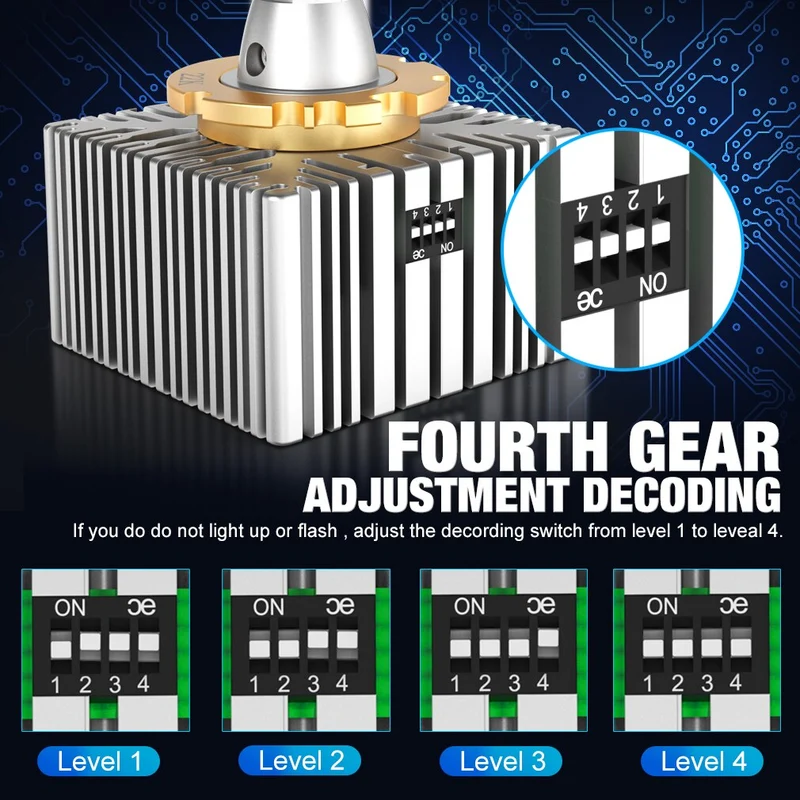 Kit 2 Ampoules LED D4R 6500K 130W 90000LM