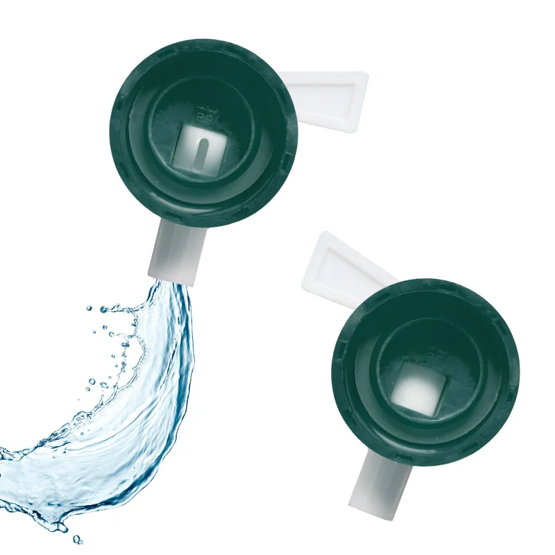 Lot de 4 bidons d'eau pliables pratiques 30 x 25 x 25 cm usage extérieur en plastique transparent 13_0012374
