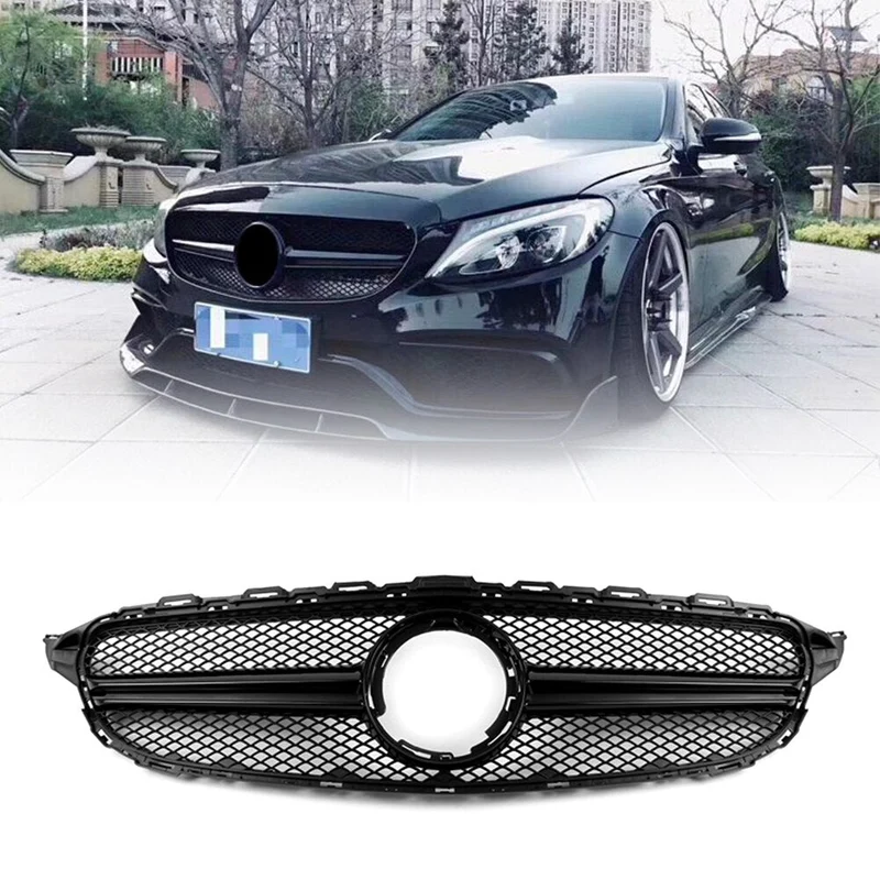 Calandre Sport Mercedes Classe C W205 2015-2018 Noir