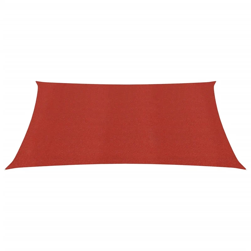 Voile d'ombrage 160 g/m² 2 x 2 m PEHD rouge 02_0009252