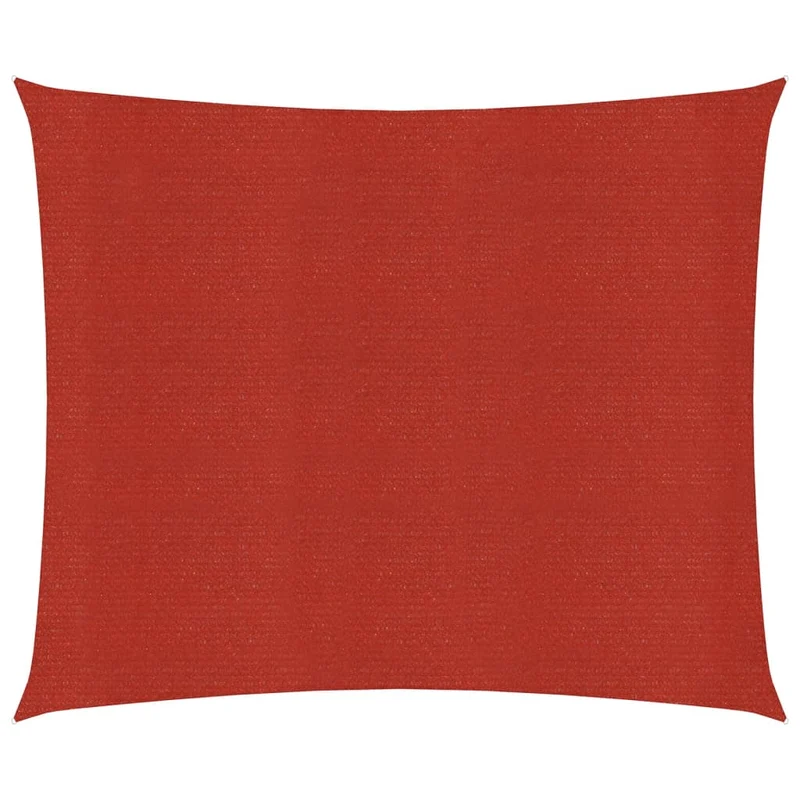 Voile toile d'ombrage parasol 160 g/m² rouge 6 x 6 m PEHD 02_0009291