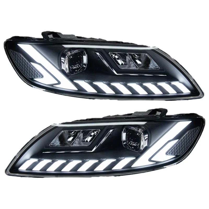 Feux Avant LED Audi Q7 4L 2005-2015 Noir