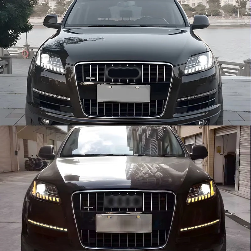 Feux Avant LED Audi Q7 4L 2005-2015 Noir