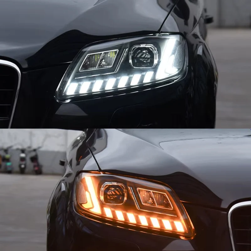 Feux Avant LED Audi Q7 4L 2005-2015 Noir