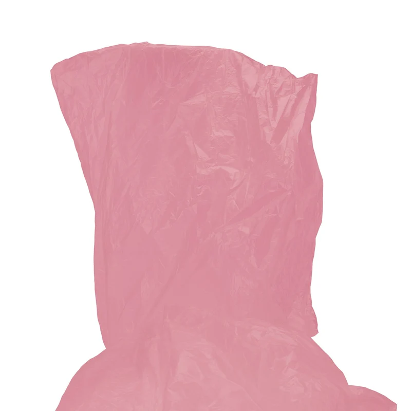 Lot de 15 ponchos de pluie jetables unisexe protection légère camping 95 x 120 cm en PE transparent 13_0011576