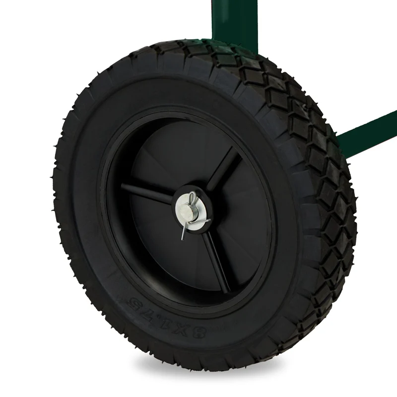 Support de transport pour moteur hors-bord vertical 70 x 40 x 30 cm en acier vert foncé 13_0012988