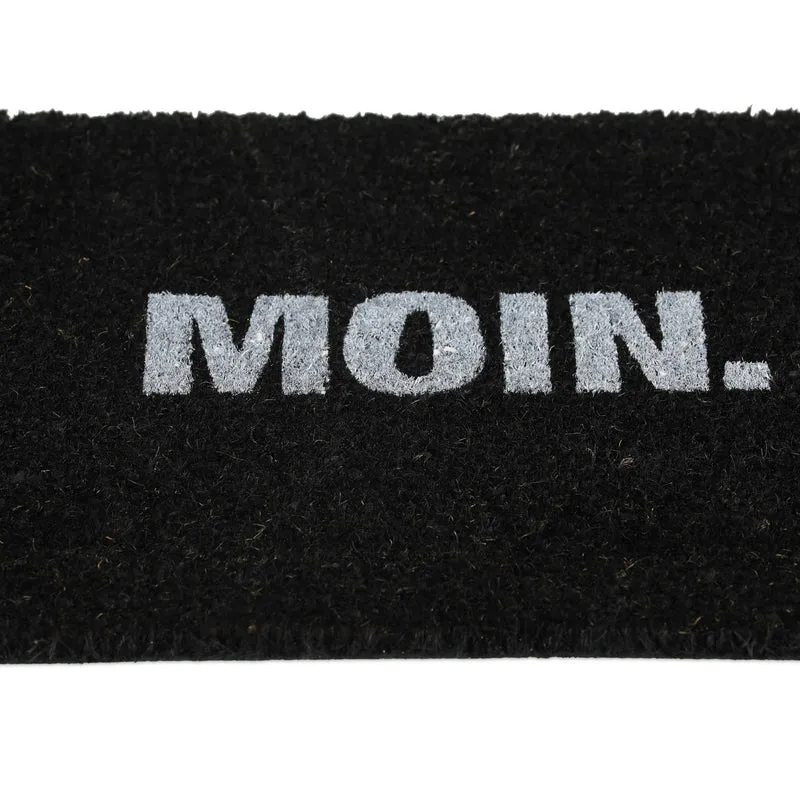 Paillasson antidérapant intérieur extérieur 75 x 45 cm en coco noir 13_0011386
