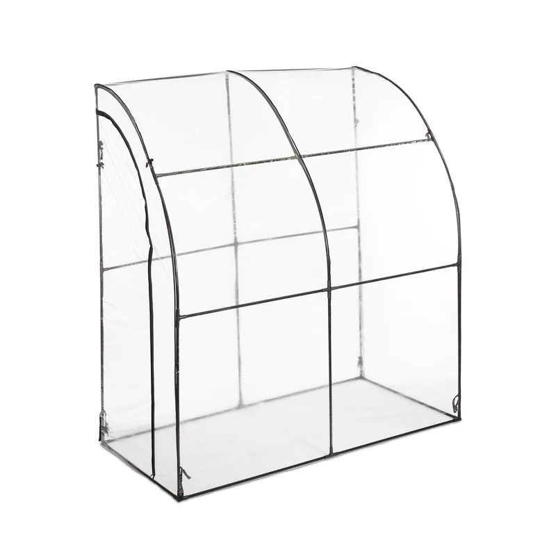Serre de jardin praticable pour tomates et concombres 200 x 100 x 200 cm accès facile ambiance chaude en PVC translucide 13_0011936