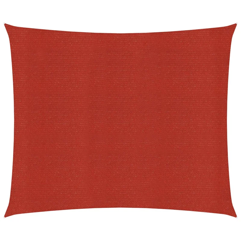 Voile d'ombrage 160 g/m² rouge 4 x 4 m PEHD 02_0009277