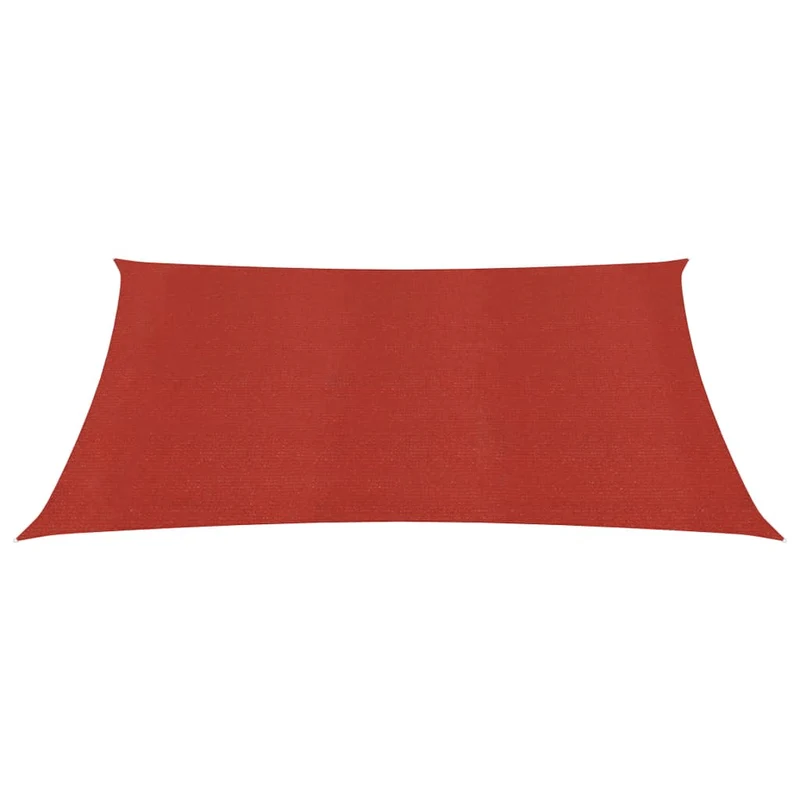 Voile d'ombrage 160 g/m² rouge 4 x 4 m PEHD 02_0009277