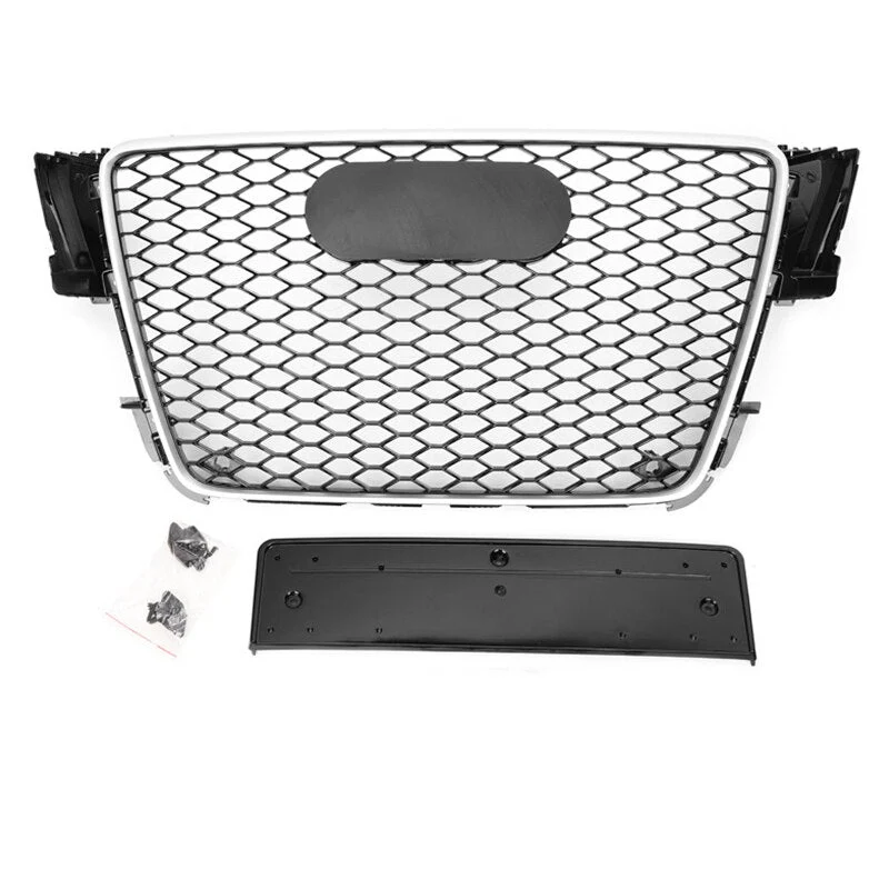 Calandre Honeycomb Argent Audi S5 B8 2008-2011