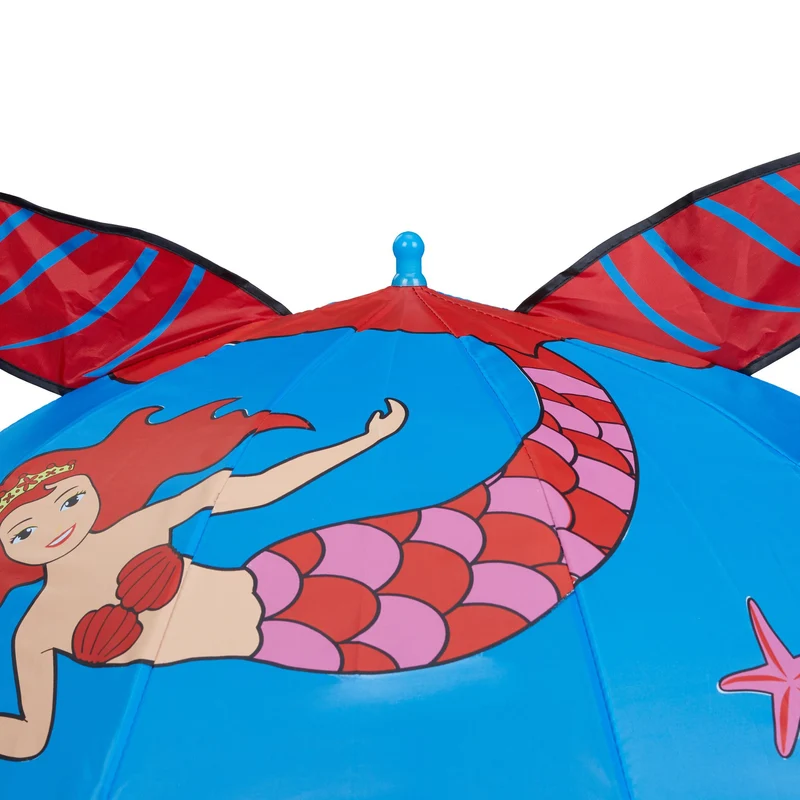 Parapluie pour enfants compact facile à ouvrir motif coloré 50 x 70 cm en polyester multicolore 13_0013304