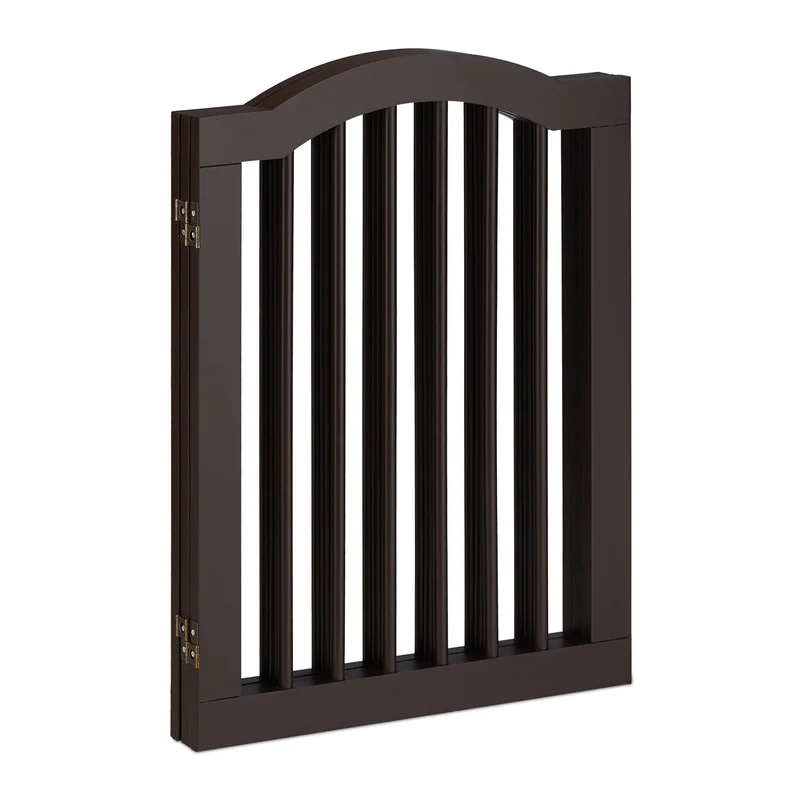 Barrière de sécurité pliable pour chiens intérieur 70 x 80 cm protection optimale escalier cheminée en métal gris 13_0011300
