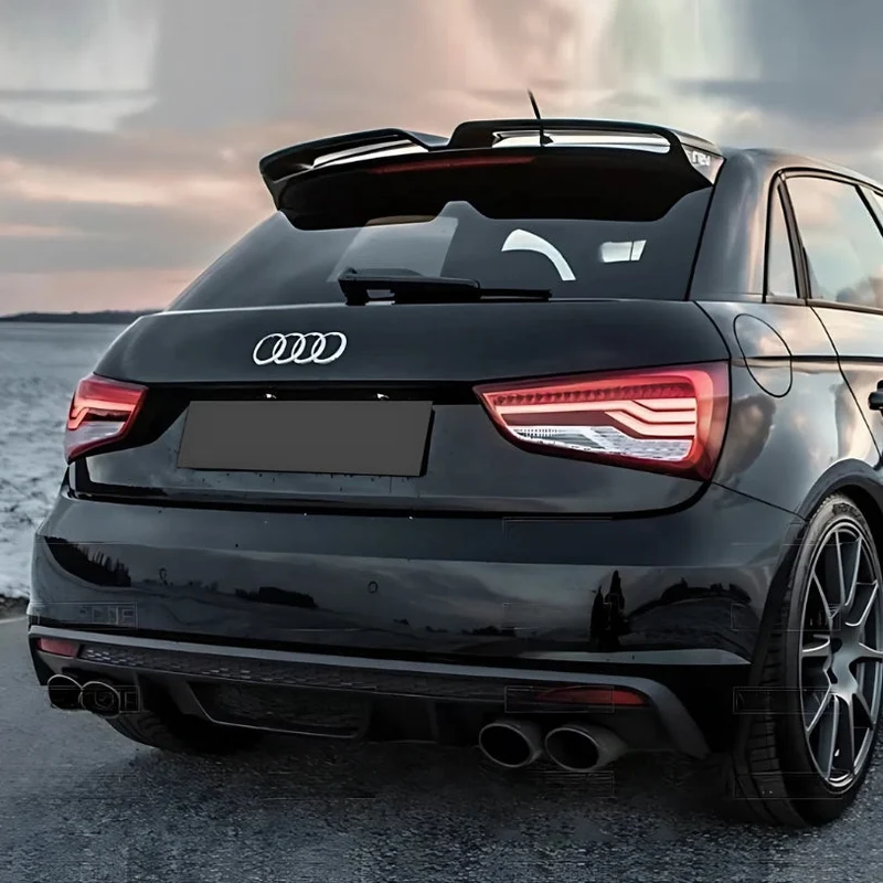 Spoiler Arriere Style S1 Audi A1 Noir Mat