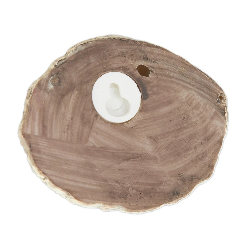 Visage déco tronc d'arbre en pierre artificielle naturel 30 x 20 x 5 cm ambiance féerique jardin 13_0013110