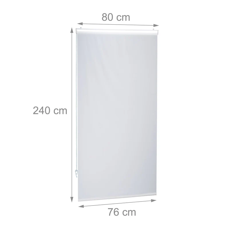 Store de baignoire moderne hydrofuge 60 x 240 cm design translucide en PVC blanc 13_0009858