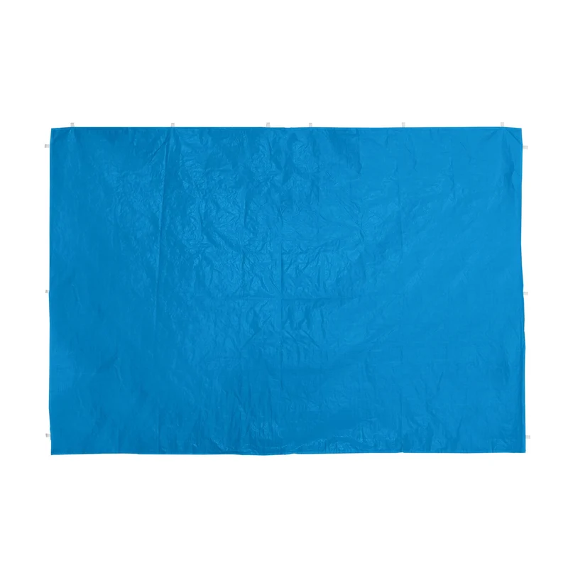 Lot de 2 parois latérales abri jardin 150 x 200 cm protection solaire vent intime en PE bleu 13_0010635