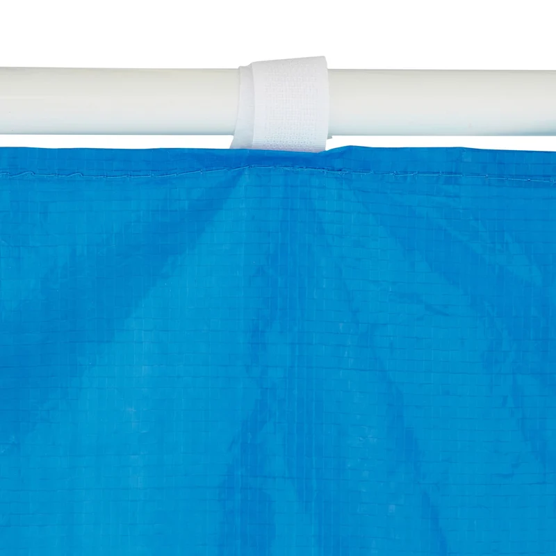 Lot de 2 parois latérales abri jardin 150 x 200 cm protection solaire vent intime en PE bleu 13_0010635