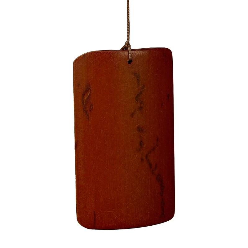 Carillon à vent décoratif extérieur jardin 90 x 20 x 20 cm vertus apaisantes design asiatique en bambou naturel 13_0011890