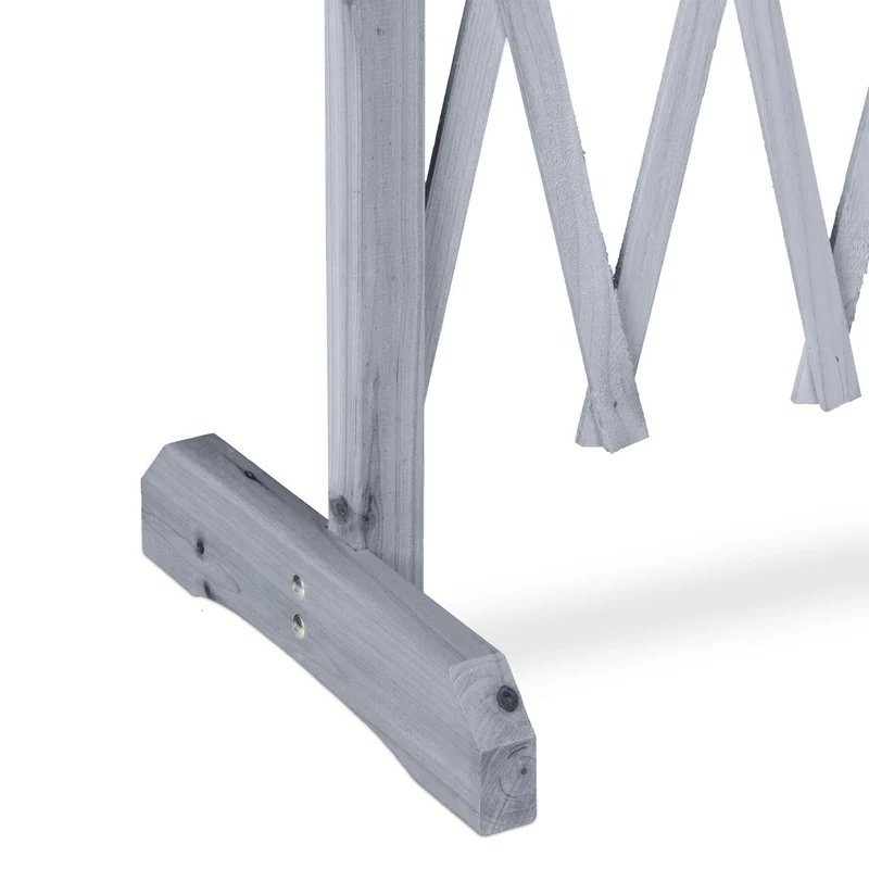 Tuteur extensible pour plantes grimpantes jardin 50 x 50 x 150 cm en bois de sapin gris 13_0013986