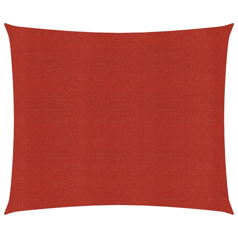 Voile toile d'ombrage parasol 160 g/m² PEHD 3,6 x 3,6 m rouge 02_0009262