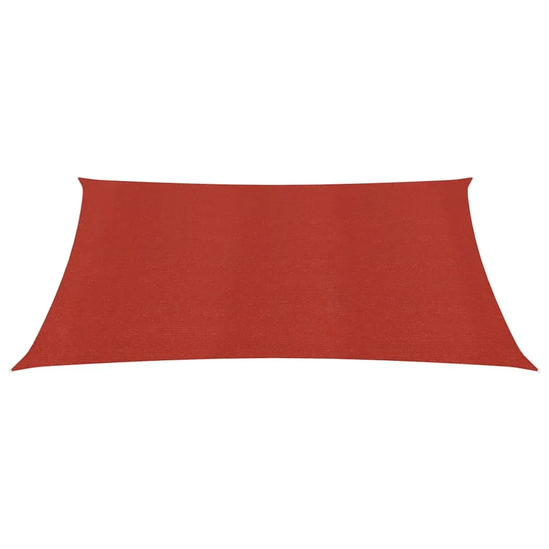 Voile toile d'ombrage parasol 160 g/m² PEHD 3,6 x 3,6 m rouge 02_0009262