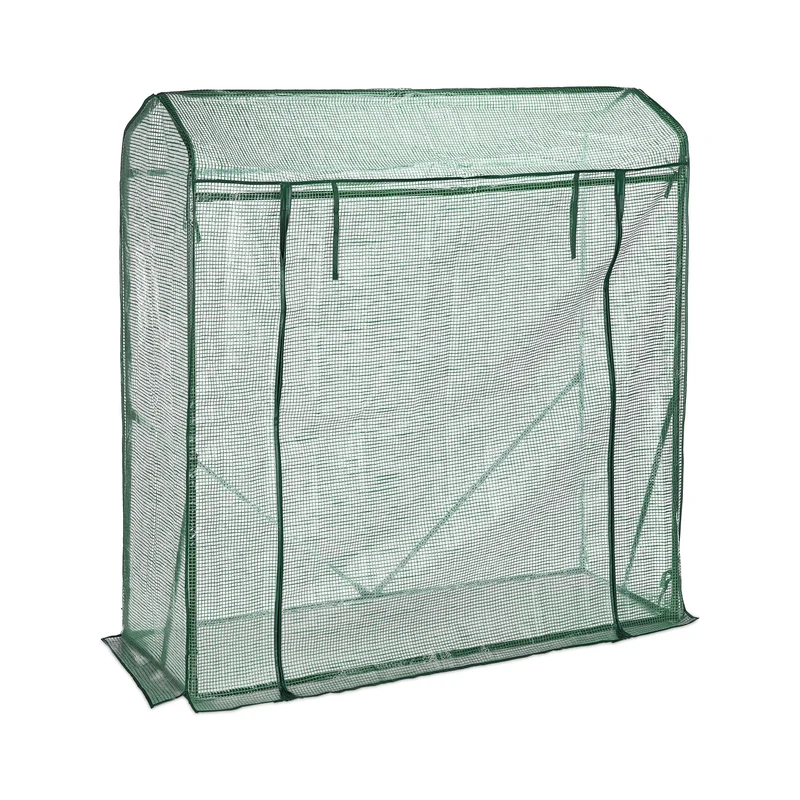 Serre de jardin haute en plastique 200 x 120 x 200 cm stable et idéale pour les tomates en PE translucide 13_0011980