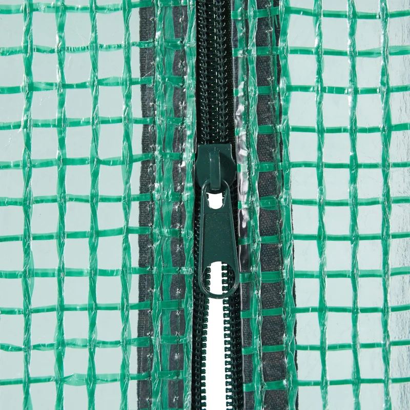 Serre de jardin haute en plastique 200 x 120 x 200 cm stable et idéale pour les tomates en PE translucide 13_0011980