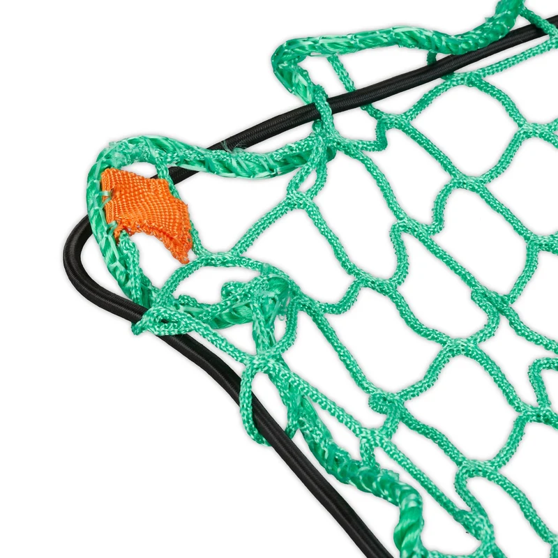 Lot de 1 filet de remorque de protection sécurisé 3 x 4 m installation rapide en plastique vert 13_0012542