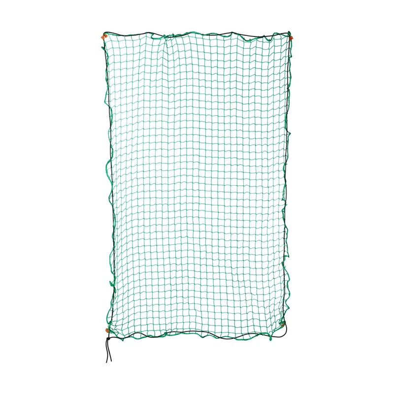 Lot de 1 filet de remorque de protection sécurisé 3 x 4 m installation rapide en plastique vert 13_0012542