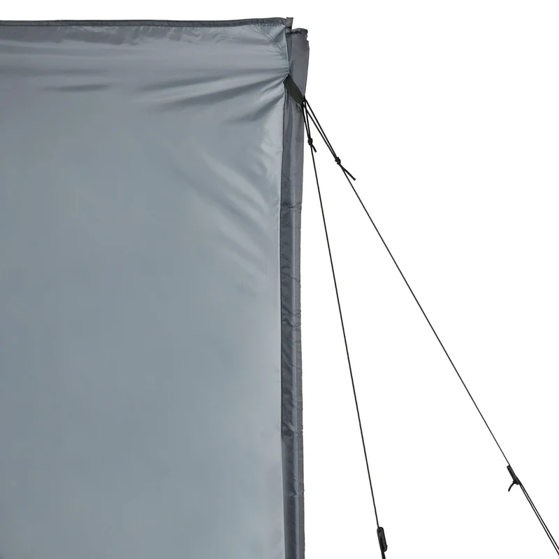 Brise-vue et auvent pliable idéal plage camping 400 x 160 cm stable et hydrofuge en polyester beige 13_0010823