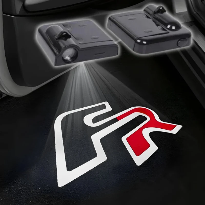Projecteurs LED Porte Logo Seat FR Damier