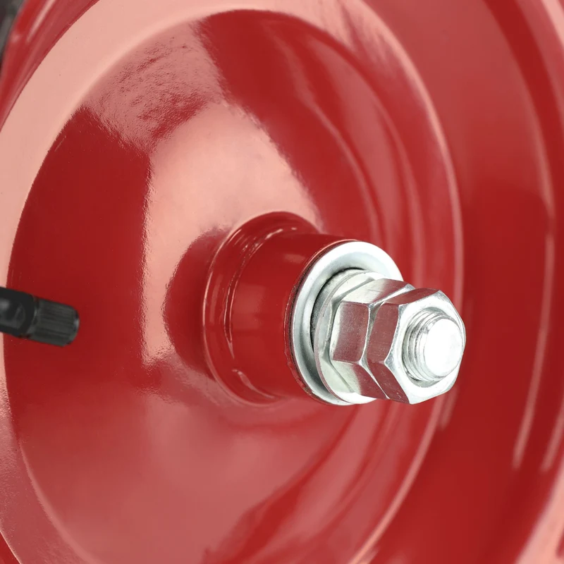 Roue de brouette pneumatique avec axe capacité de charge élevée 4.80 x 4.00-8 en acier noir 13_0010774