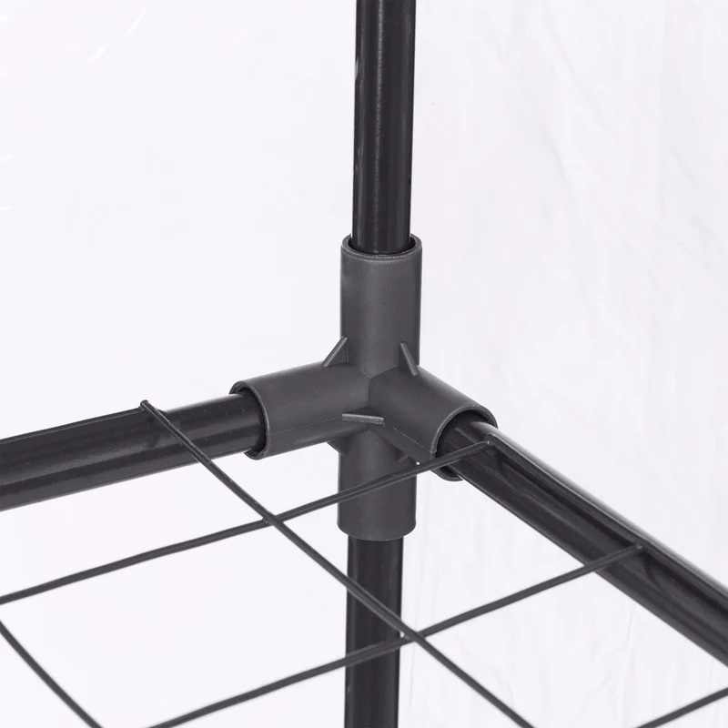 Serre de balcon 3 niveaux compacte idéale pour plantes et légumes en PVC translucide 13_0011955