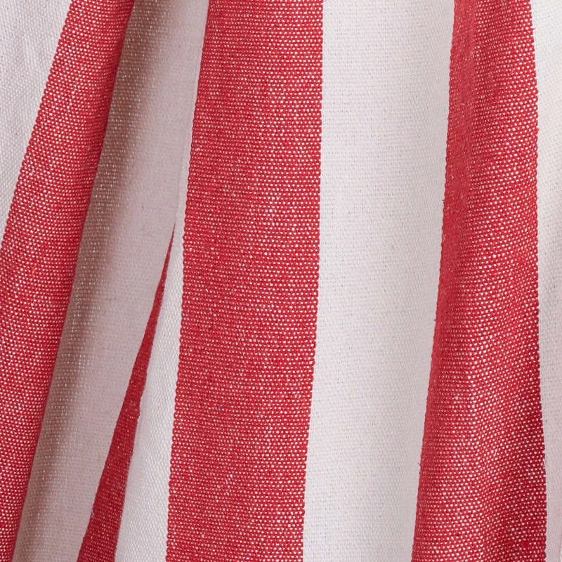 Hamac suspendu en coton confortable pour jardin ou intérieur 170 x 130 cm en coton rouge 13_0013036
