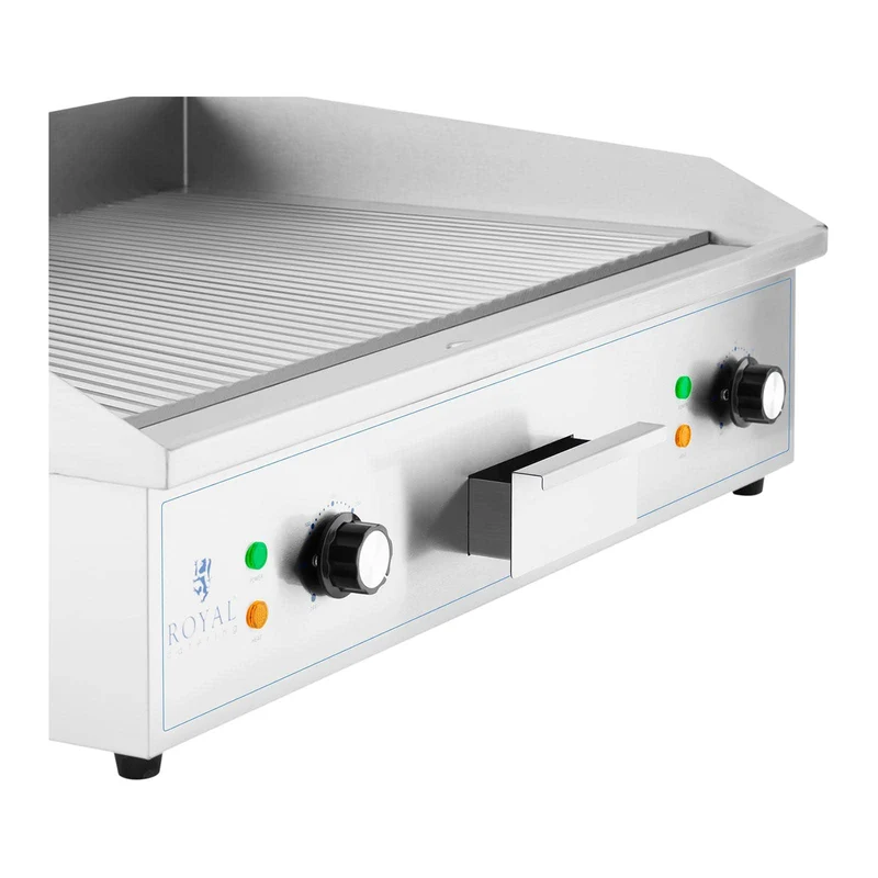 Plancha grill électrique rainurée 700 x 400 mm 4 400 watts 14_0004053
