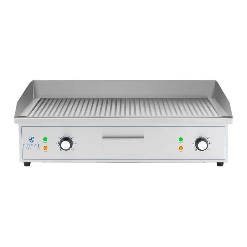 Plancha grill électrique rainurée 700 x 400 mm 4 400 watts 14_0004053
