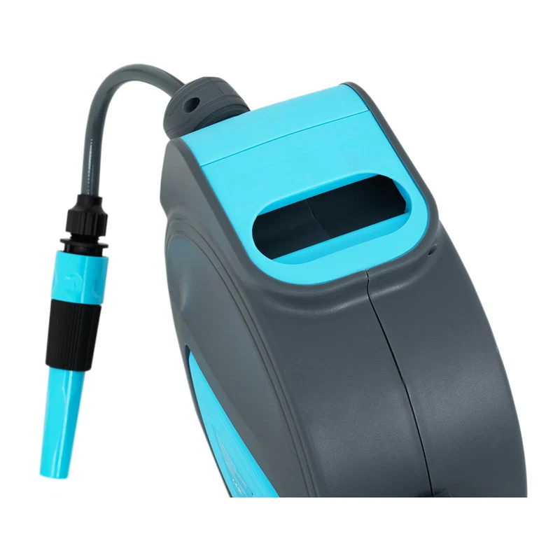 Enrouleur de tuyau automatique - 10 + 1 m arrosage jardin 14_0007406