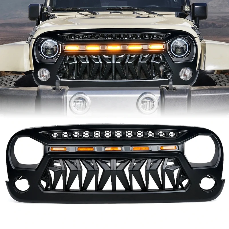 Calandre Performance Noir Mat Jeep Wrangler JL 2017-2021