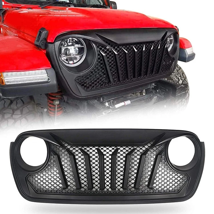 Calandre Racing Jeep Wrangler JL Noir Mat 2017-2021