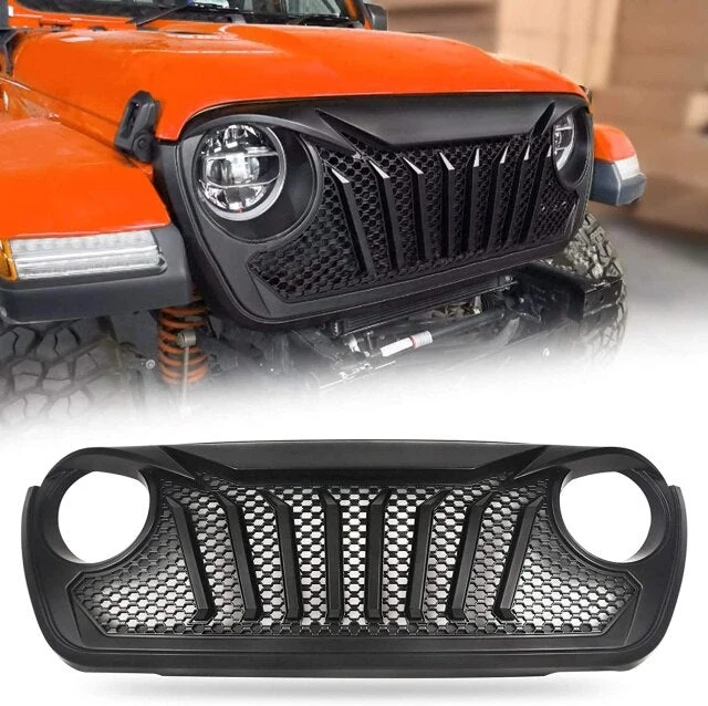 Calandre Racing Jeep Wrangler JL Noir Mat 2017-2021