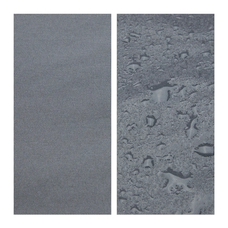 Voile d'ombrage rectangulaire 250 x 350 cm protection UV durable style extérieur en polyester gris 13_0010494