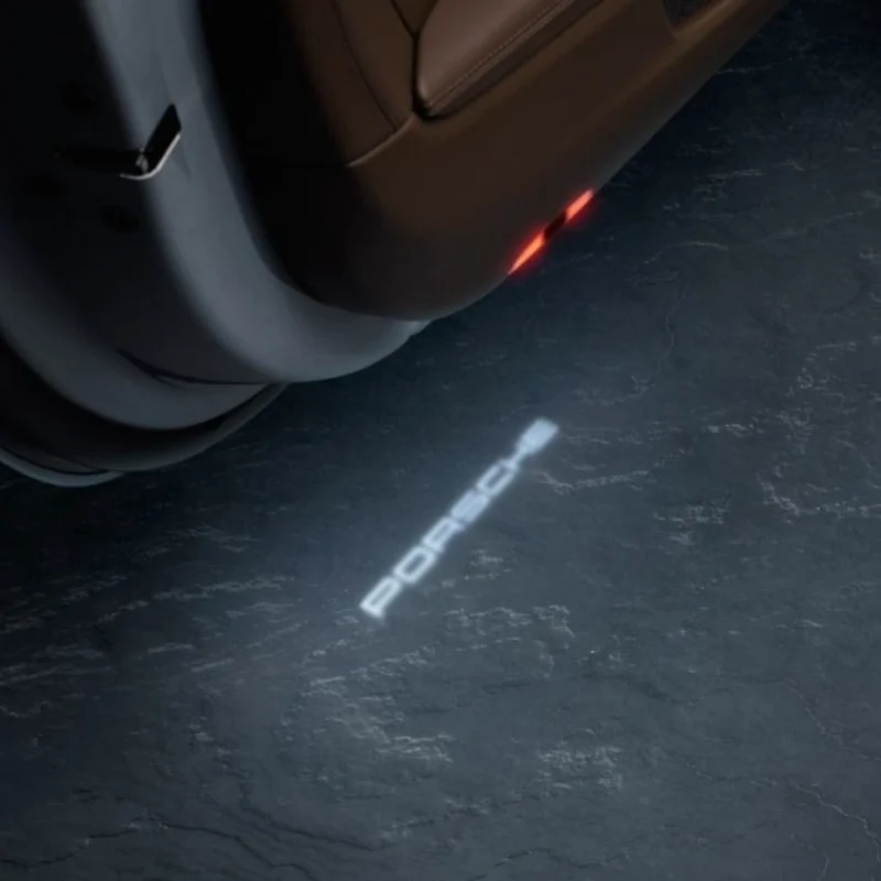 Projecteurs LED Porte Porsche Logo Cayenne