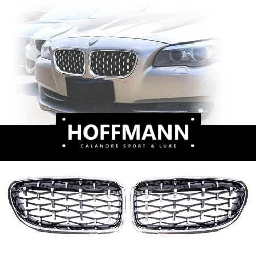 Calandre Diamond BMW Série 5 F10 2010-2016 Noir