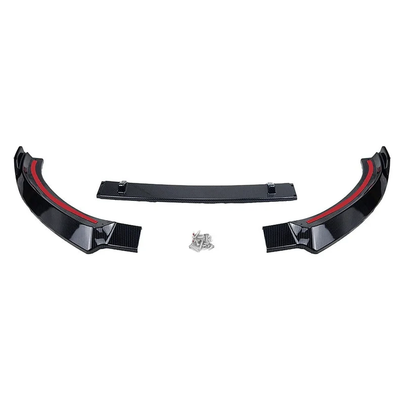 Lame Pare-Choc Avant Audi A3 S3 8V Noir Carbone